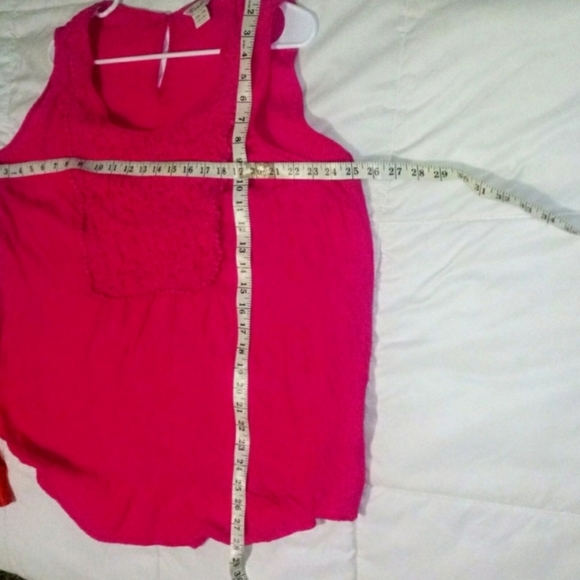 Ariat Top Size XXL Pink High Low Sleeveless EUC - Picture 9 of 10